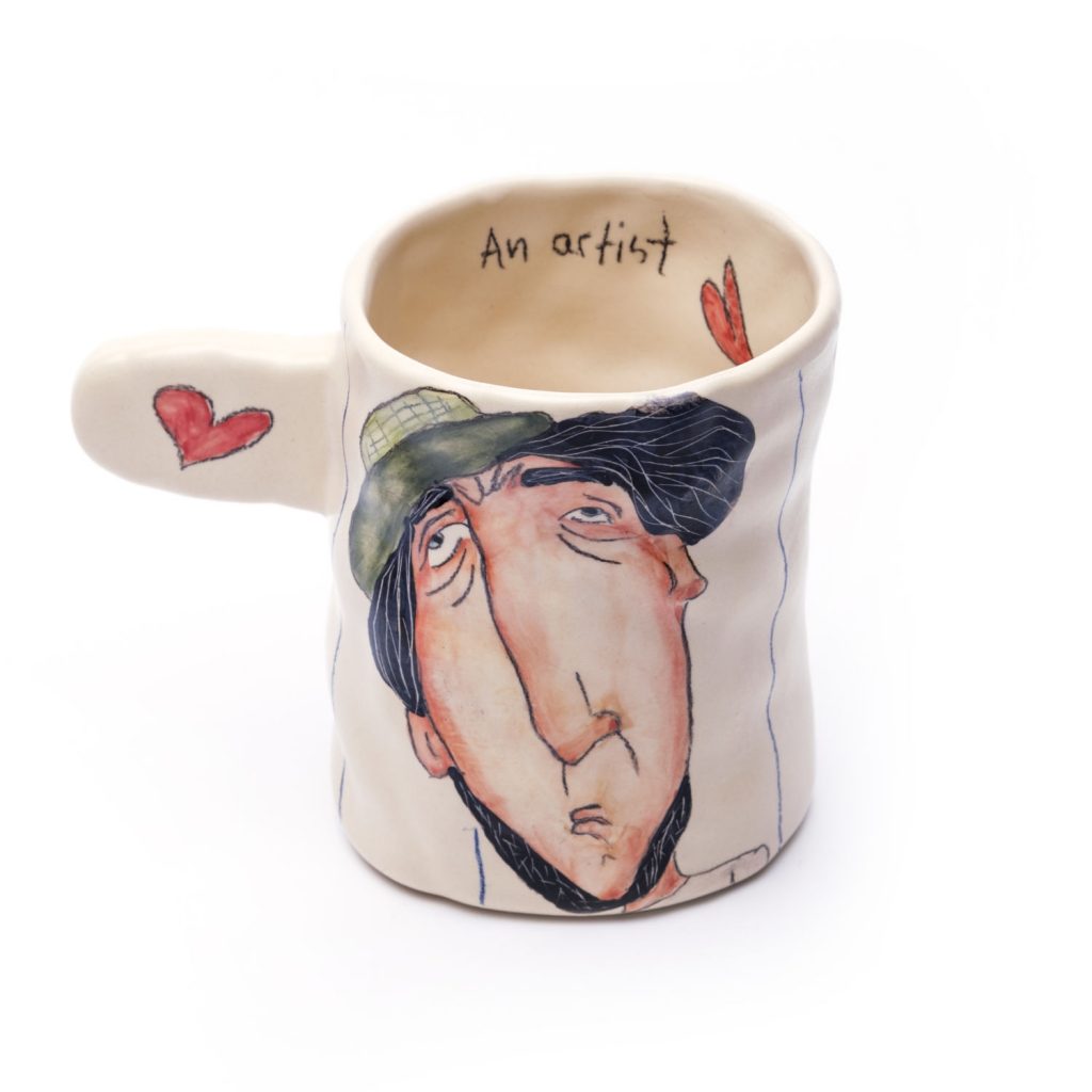 Ceramic cup- artistCeramic cup- cupples goals