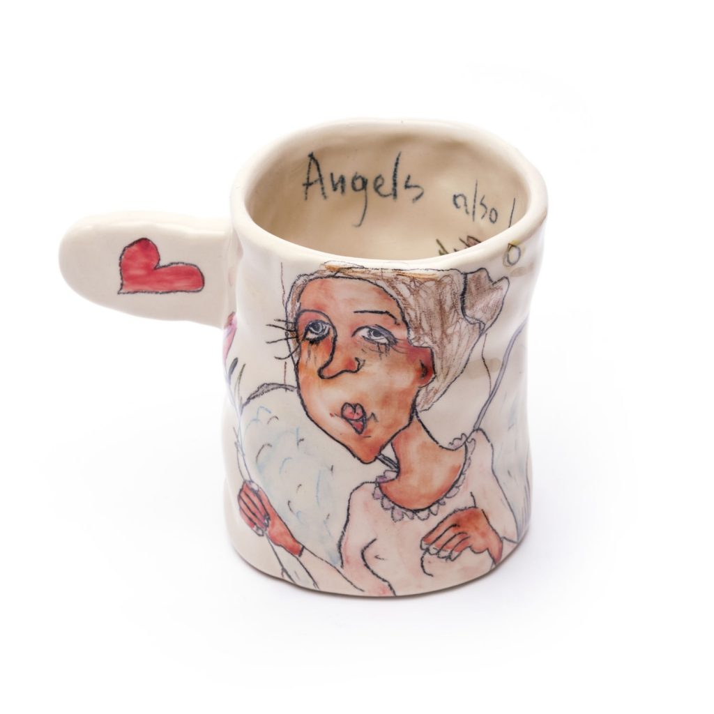Ceramic cup- angelCeramic cup- cupples goals