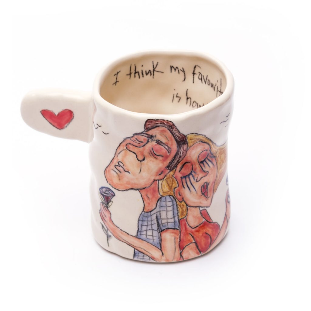 Ceramic cup- singing togetherCeramic cup- carol singers