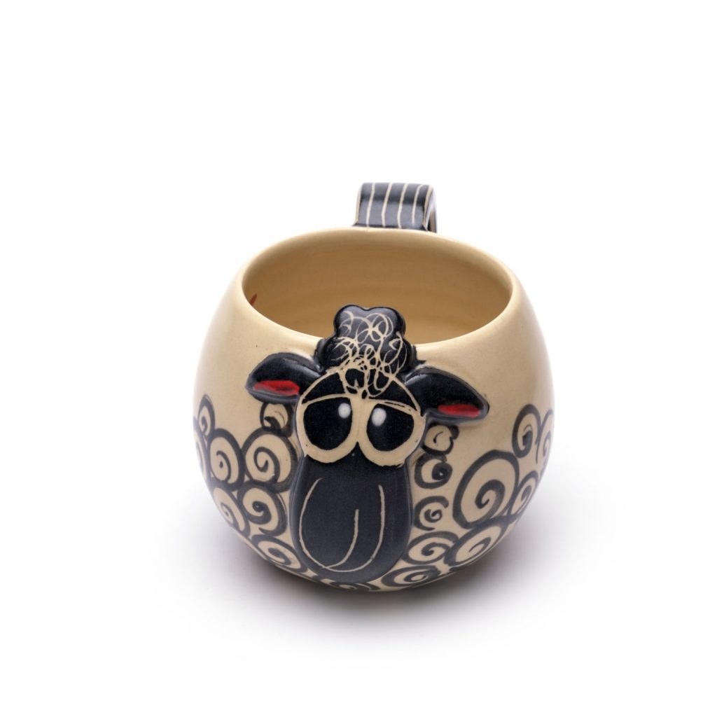 ceramic cup sheep