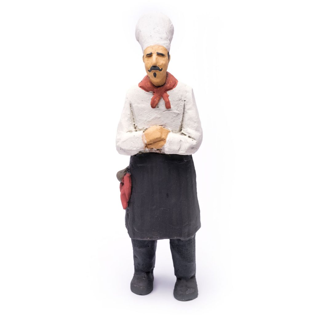 ceramic figure cook