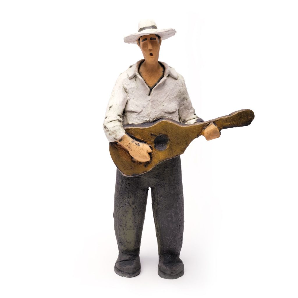 ceramic figure musicianceramic figure man with swim suit