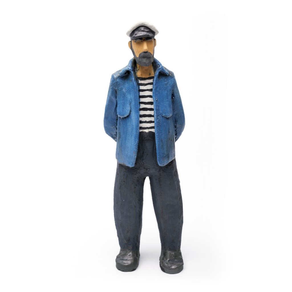 ceramic figure captain blueceramic figre captain