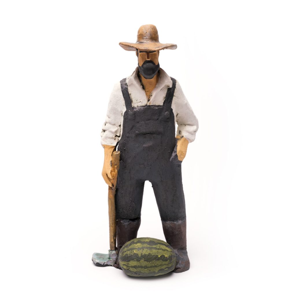 ceramic figure farmerceramic figre captain