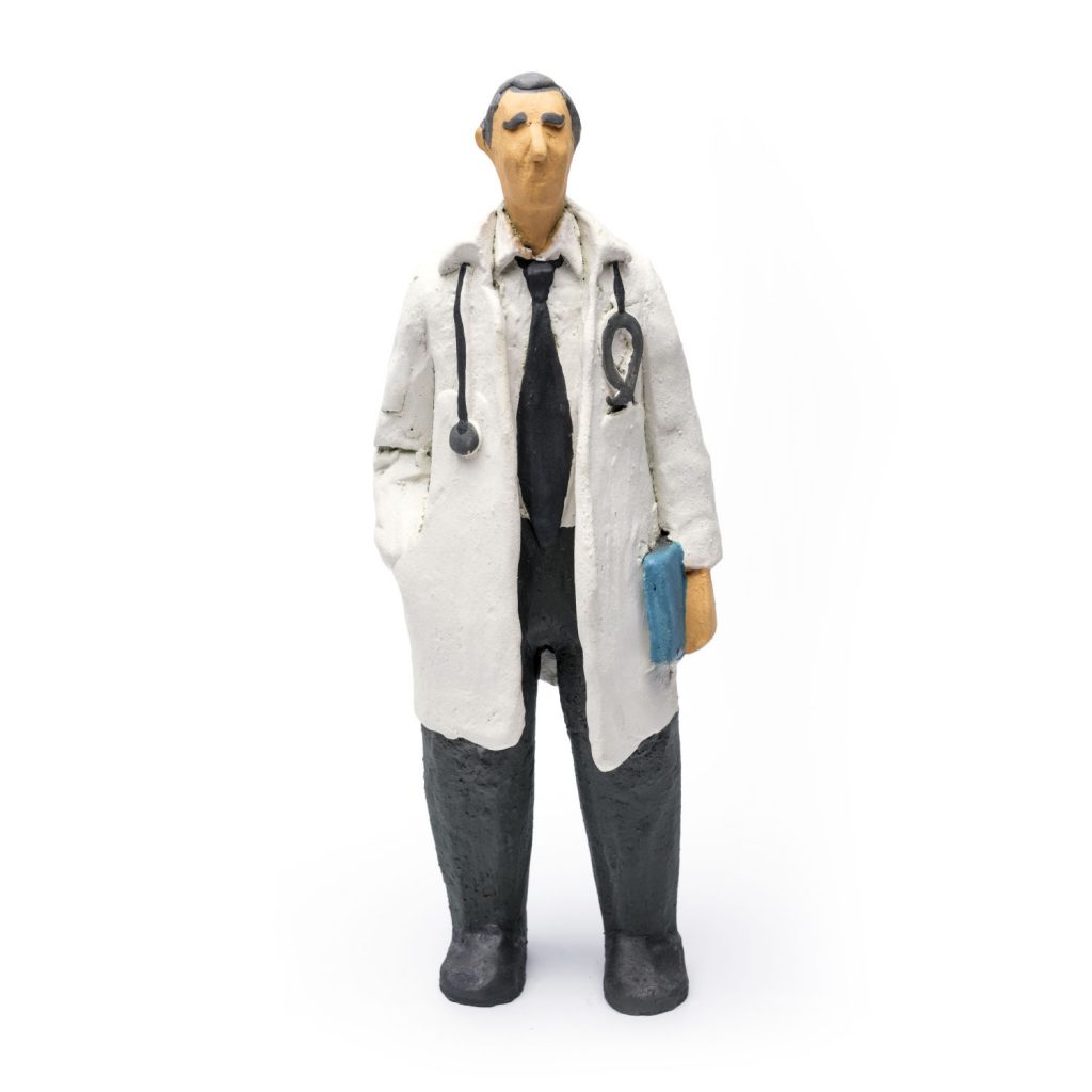 ceramic figure doctorceramic figure doctor