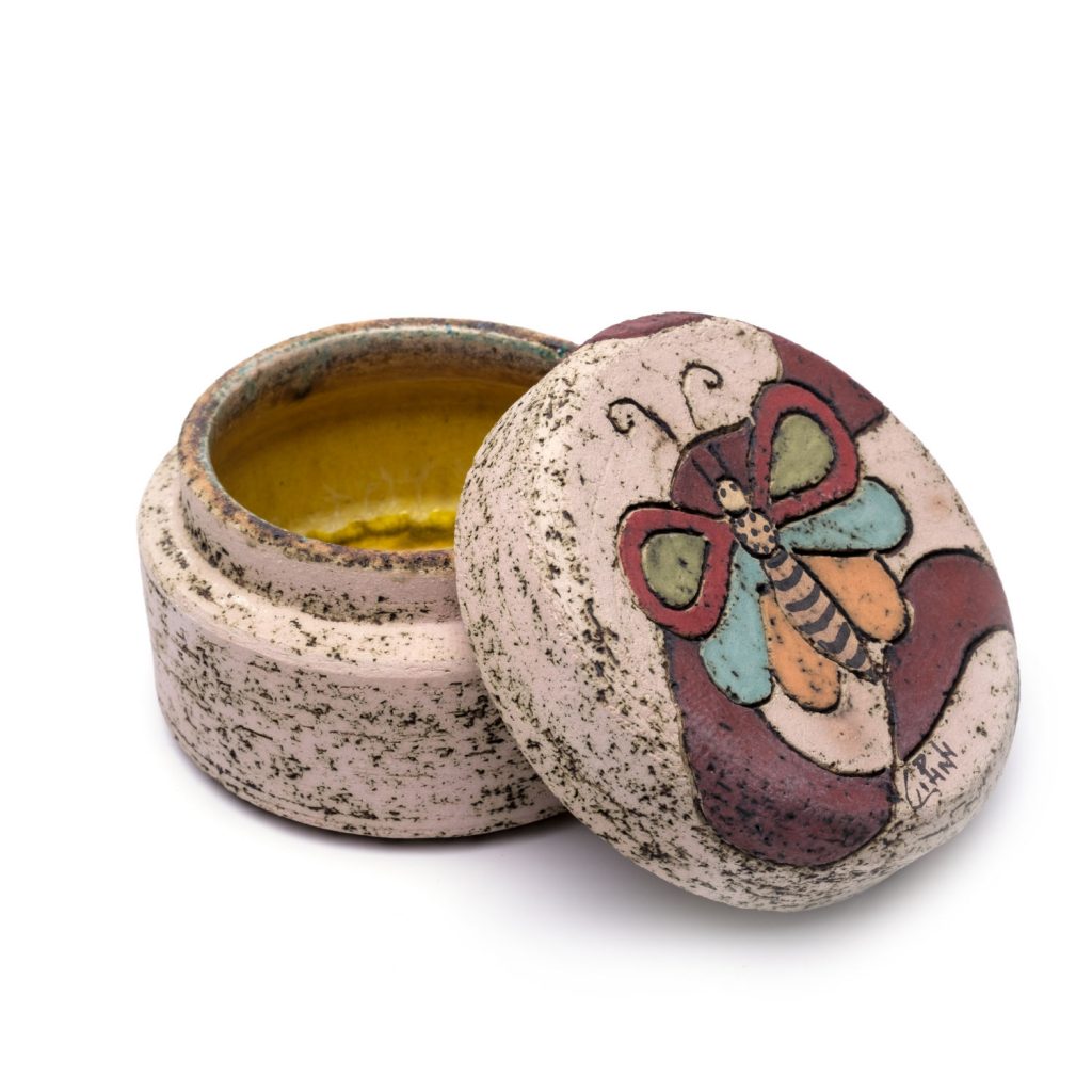 ceramic jewellery box butterfly smalljewellery box butterfly