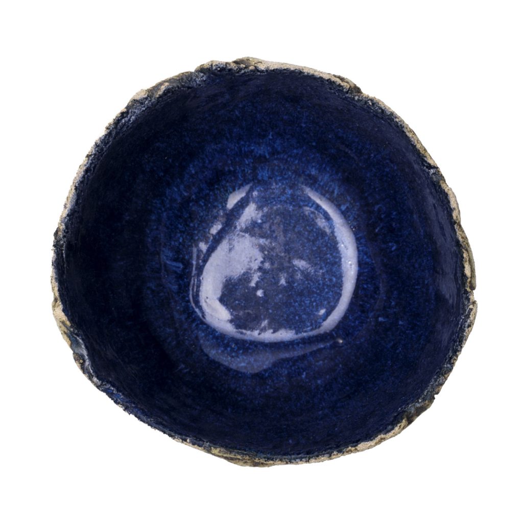 ceramic bowl dark blue