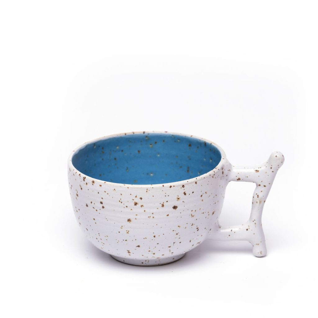 tea cup agean blue