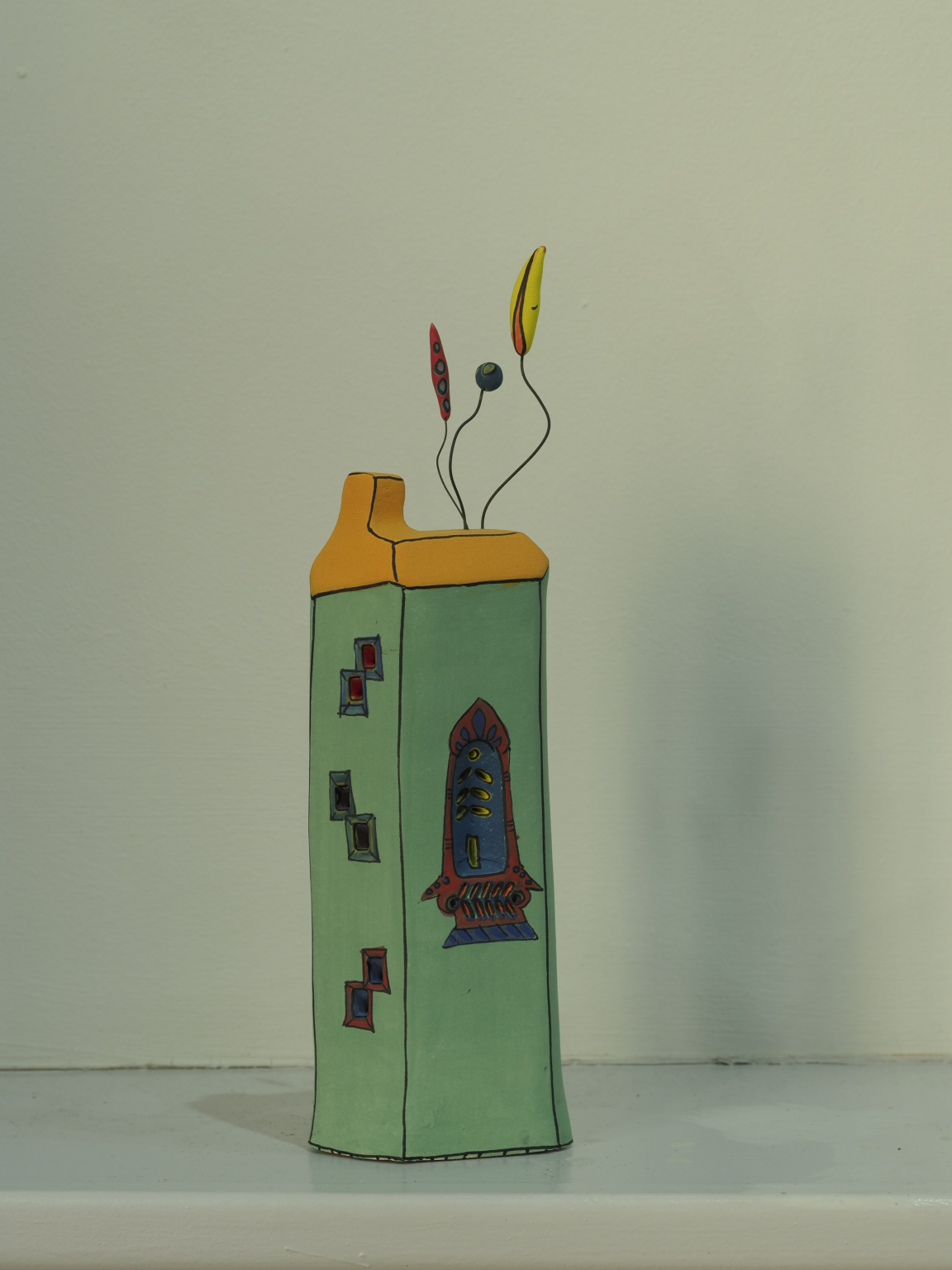 ceramic houses from Maria Petratou's collection size 2
