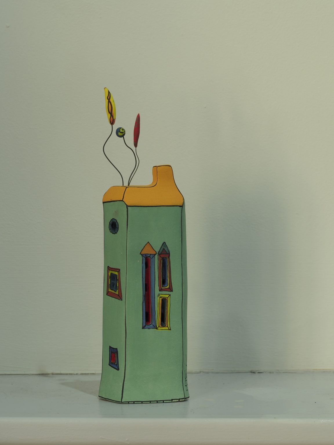 ceramic houses from Maria Petratou's collection size 2