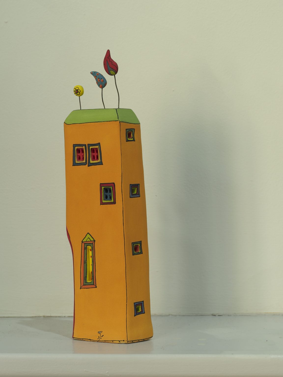 ceramic houses from Maria Petratou's collection