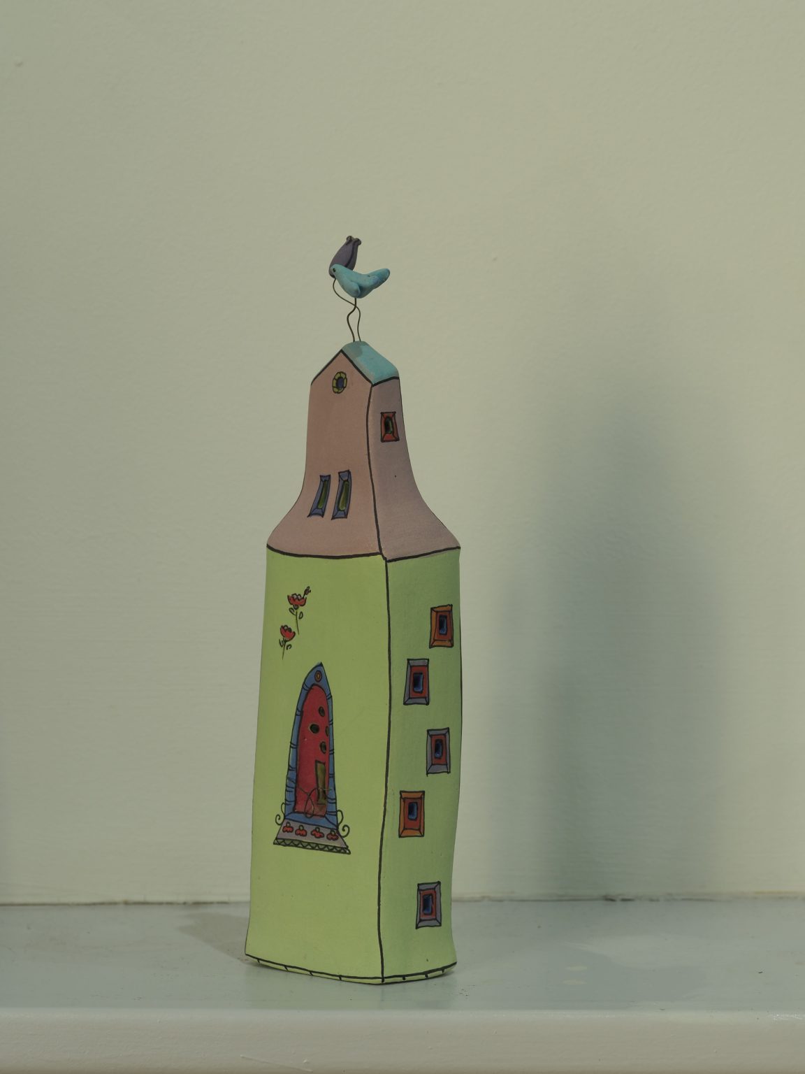 ceramic houses from Maria Petratou's collection