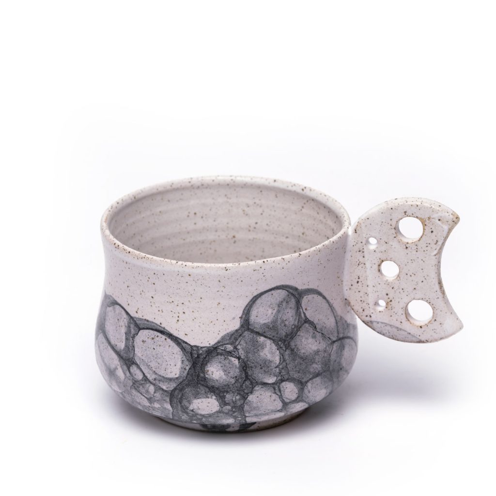 ceramic mug bubbles - Nedoglou ceramics