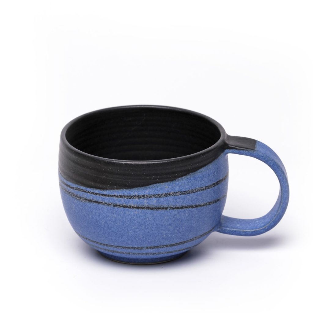 ceramic mug with stripes - Nedoglou ceramics